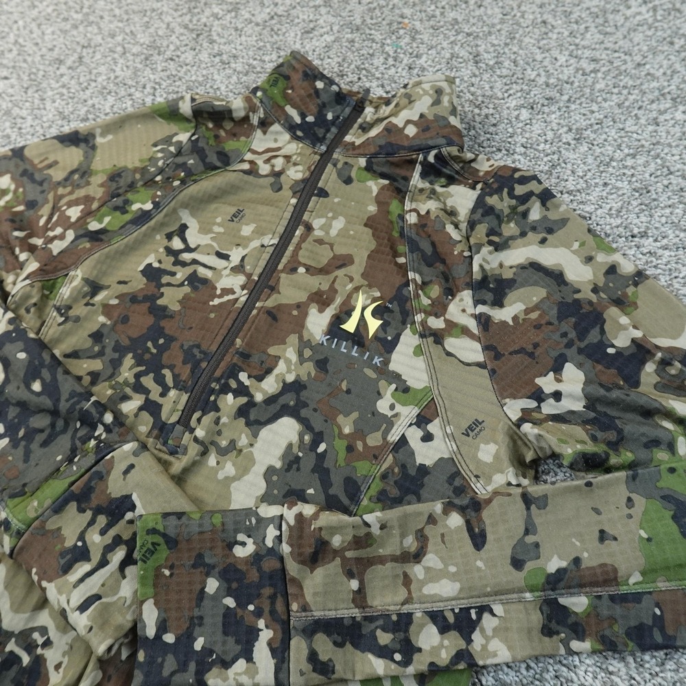 Killik Pullover Womens S Multicam OCP Camo 1/4 Zip Hunting Shirt Sweatshirt Top